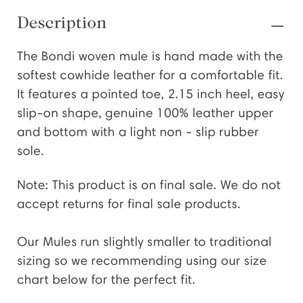 New Liberte Leather Bondi Woven leather Tan Block Heel Mules.  Multiple sizes - Picture 6 of 11